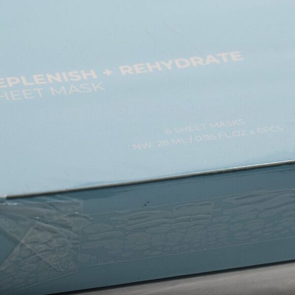 3/$25 Glow On 5th Replenish + Rehydrate Sheet Mask Set Full Size (6 count) NIB - Picture 3 of 6